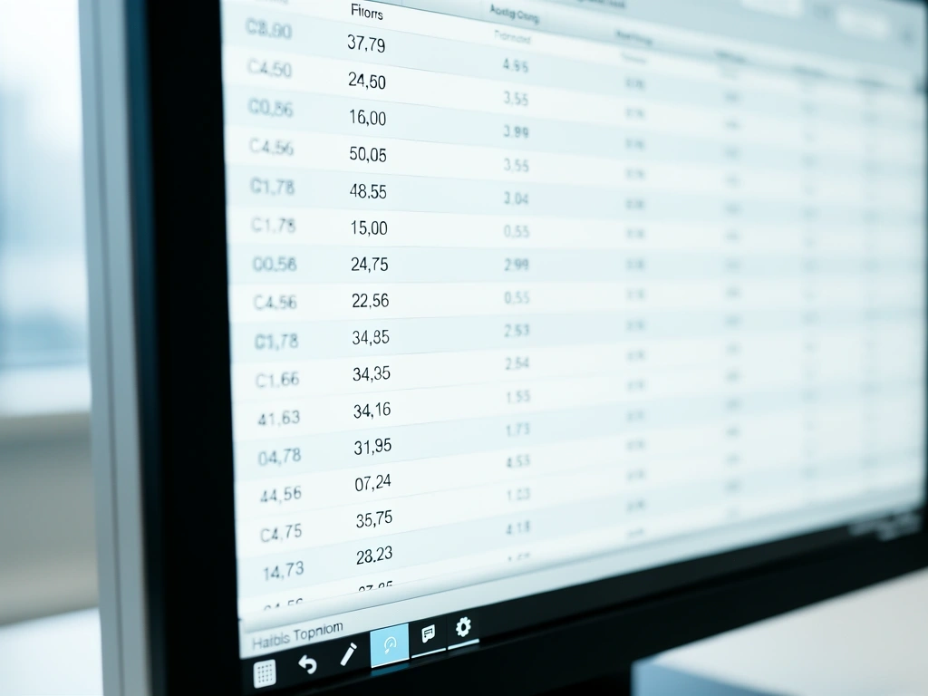 Financial terminal data
